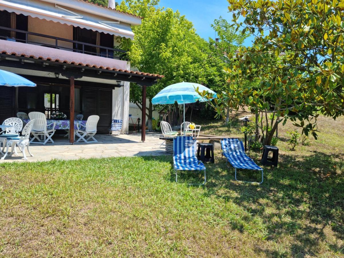 Beachfront Villa 100M From Sea For Up To 10 Guests Siviri Dış mekan fotoğraf