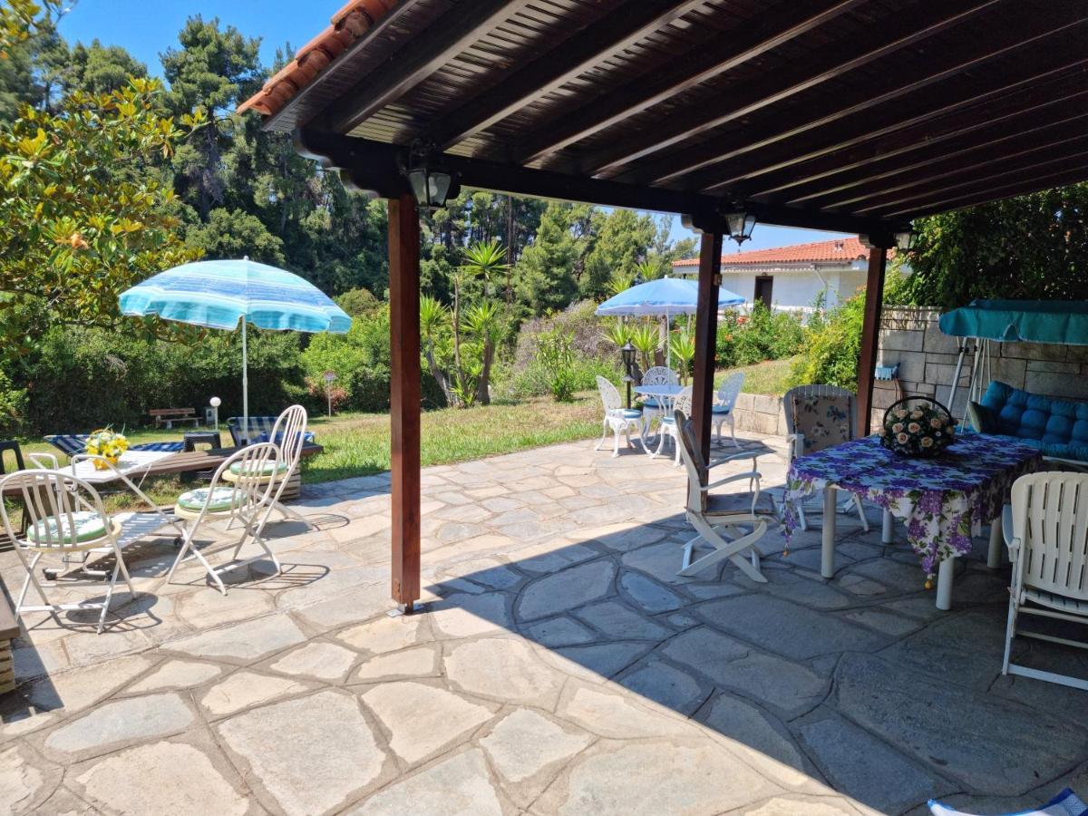 Beachfront Villa 100M From Sea For Up To 10 Guests Siviri Dış mekan fotoğraf