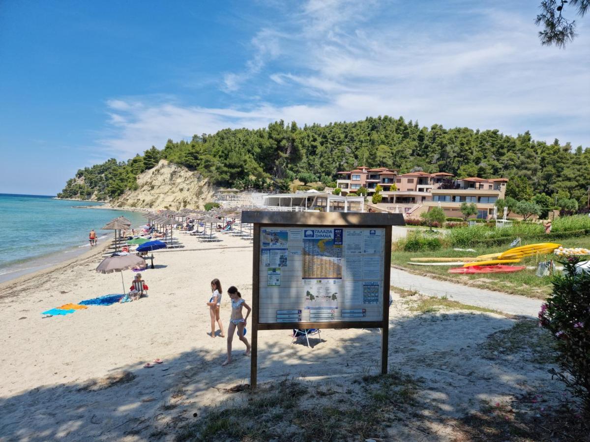 Beachfront Villa 100M From Sea For Up To 10 Guests Siviri Dış mekan fotoğraf